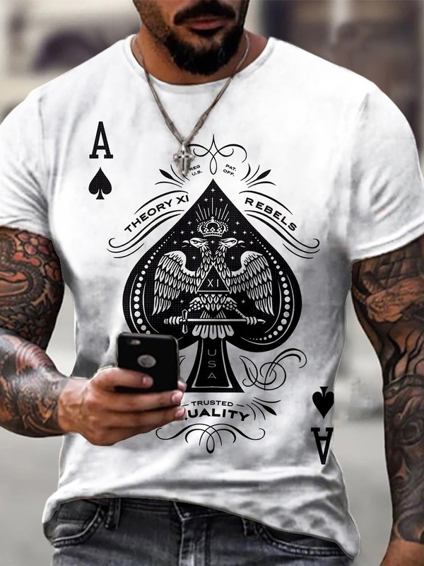 Ace of Spades Theory XI Rebels Graphic Tee – Edgy Gothic Streetwear Shirt