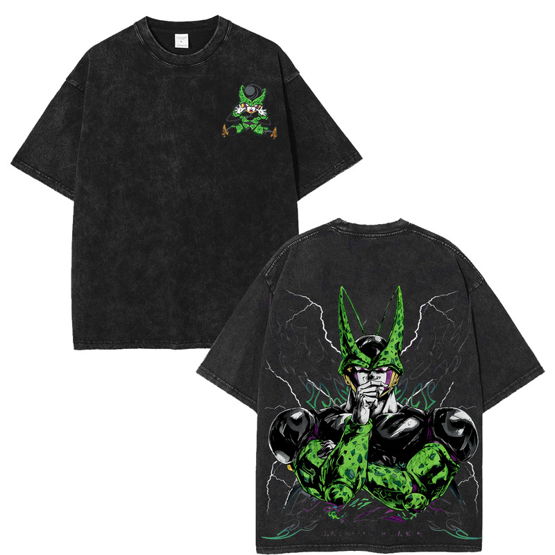 DBZ Perfect Cell Anime Graphic Tee Fans And Lovers Streetwear Tshirt