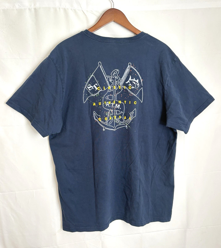Southern Tide Classic Authentic Coastal Men’s Size XL Blue S/S Pocket T-Shirt