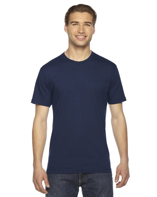 American Apparel Unisex Fine Jersey Short Sleeve Stylish Plain T Shirt 2001