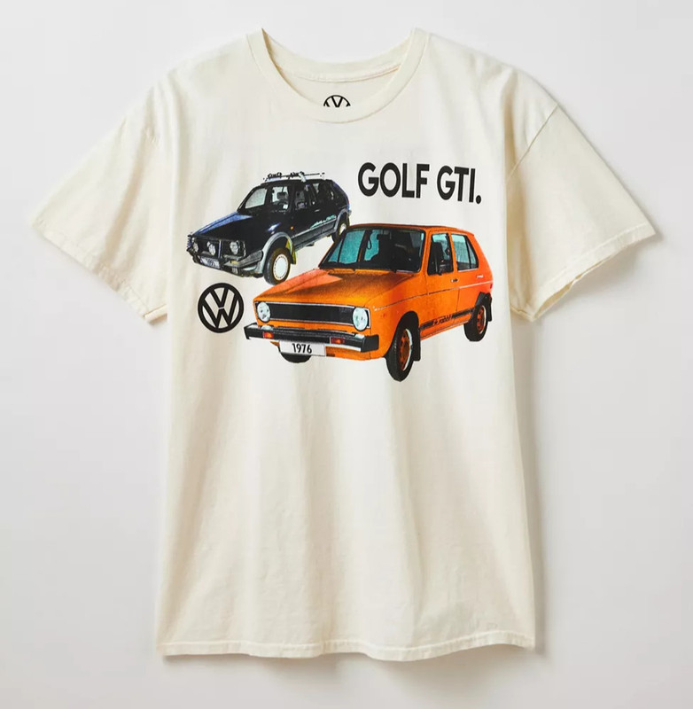 Volkswagen Golf GTI 1976, 1991 Graphic Tee New