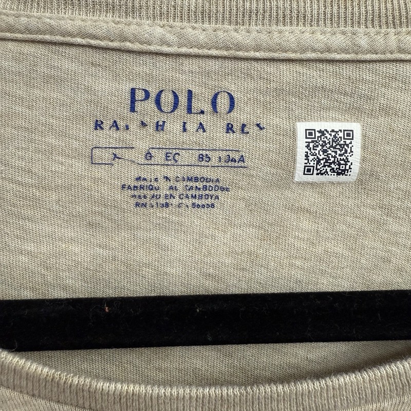 Polo Ralph Lauren Mens XL Classic-Fit Jersey Long-Sleeve T-Shirt Khaki Pony Logo gallery
