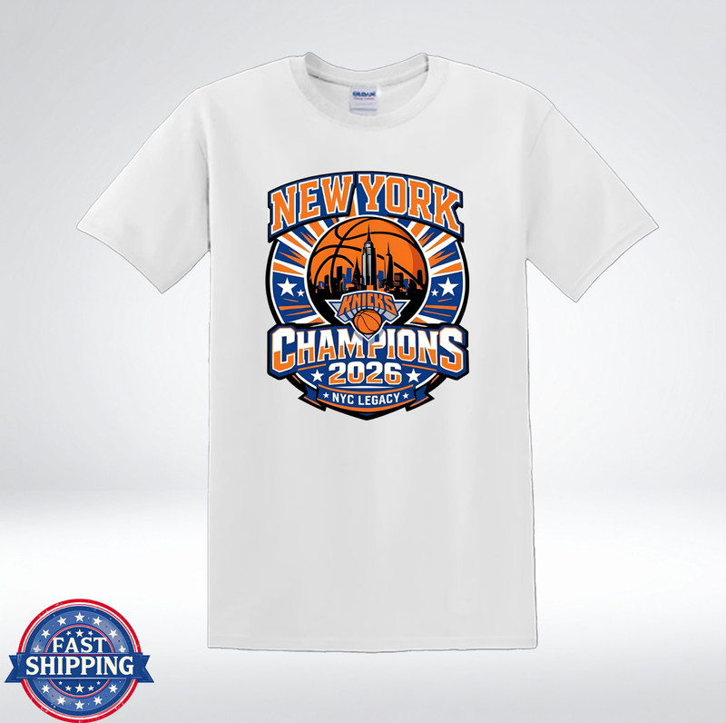 NYC Basketball Legacy 2026 Championship Style Graphic T-Shirt
