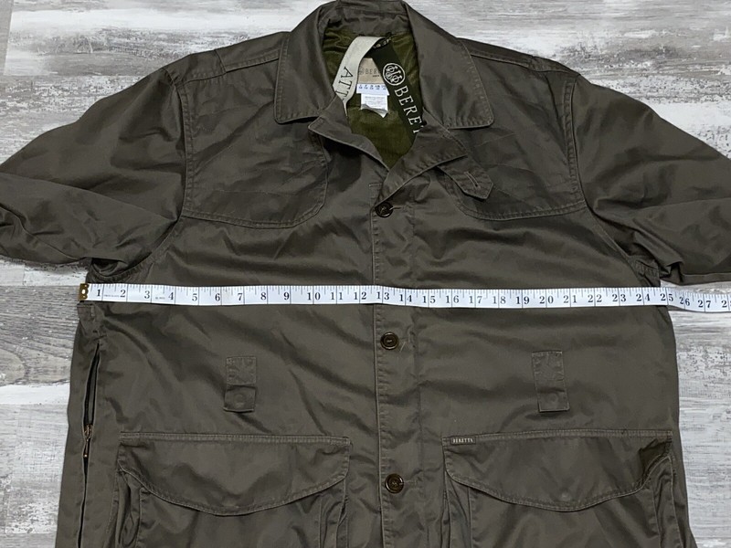 Beretta Size 40 Jacket Coat Men's Olive Waterproof Italy Hunting gallery