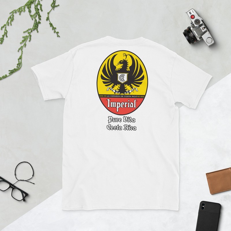 Cerveza Imperial Pure Vida Vintage T-Shirt Front & Back Print