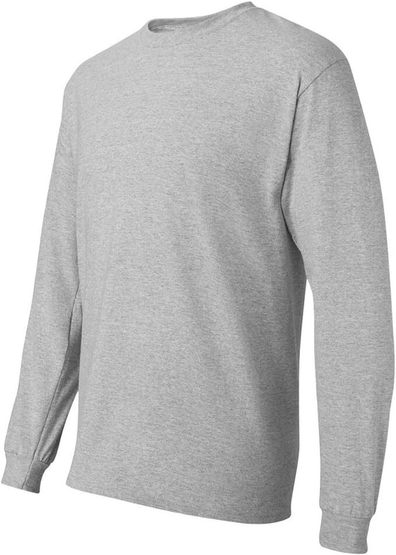 Hanes 5286 Mens Long Sleeve Essential-T Cotton Stylish T-Shirt Crewneck 2-PACK