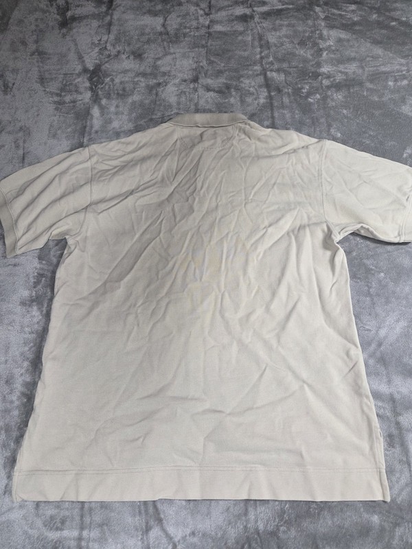 GANT Mens Polo Shirt Size XL T-Shirt Polo Y2K Beige gallery