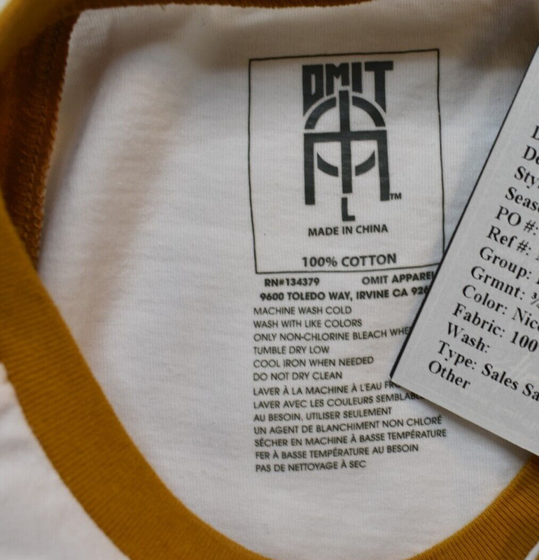 Omit Mens Fishing & Beer Graphic Raglan Shirt NWT L gallery