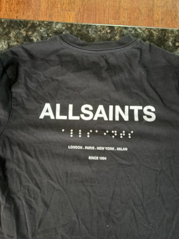 all saints black t shirt Xsmall gallery