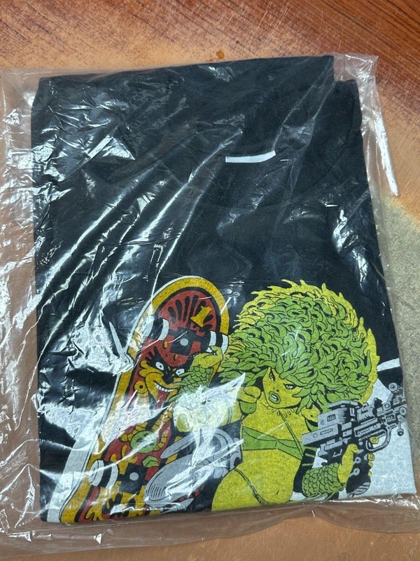 Vintage 1989 Ribit! Frank Thorne T-Shirt Graphitti Designs Comic Large L ⭐NEW⭐ gallery