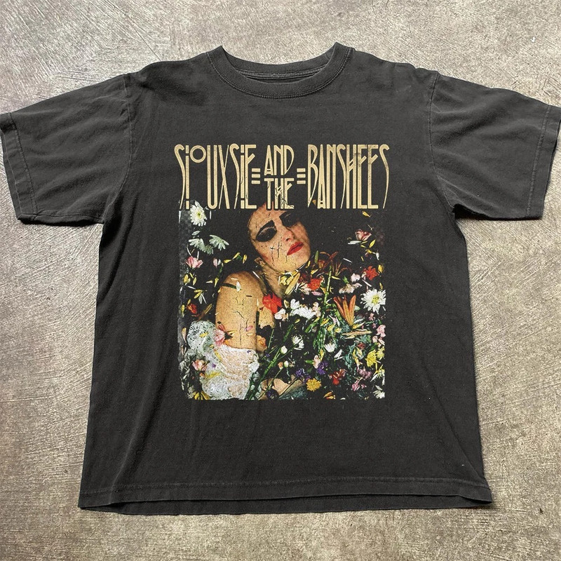 Siouxsie And The Banshees T-Shirt Vintage 80s Goth Post Punk Black Unisex S-4XL