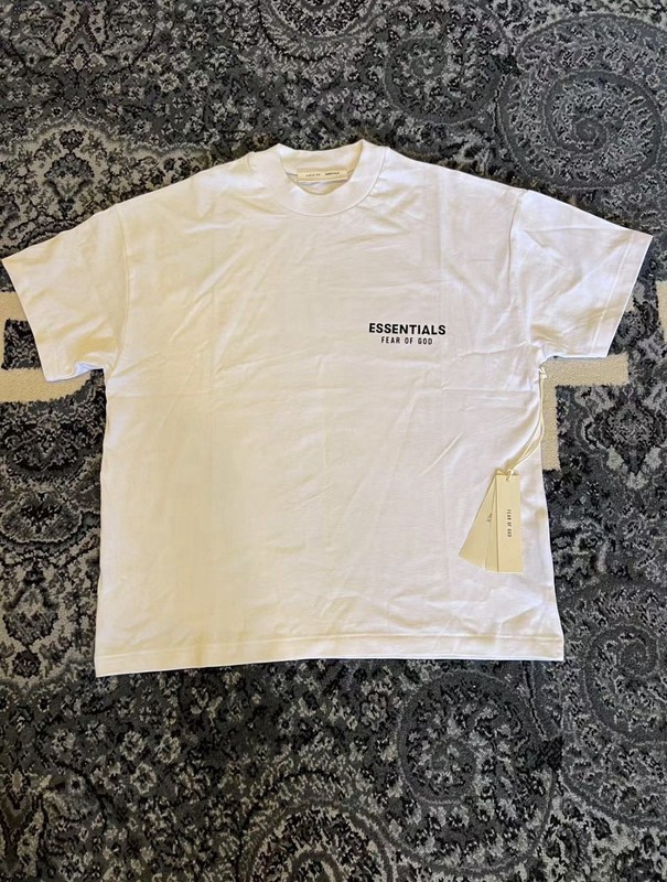 Fear Of God Essentials Bright White Tee Brand New Size XXL gallery