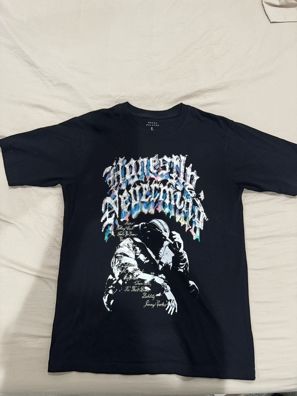 New 2022 Mens L Graphic Honestly Nevermind DRAKE Related Drizzy Young Money