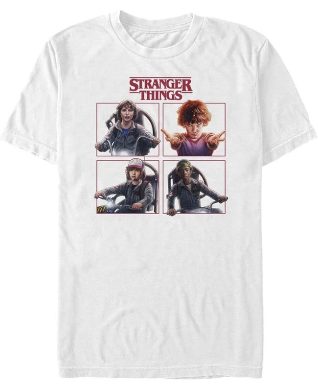 Men’s Stranger Things Team Fight Cast Box T-Shirt Eleven Size 3XLT 3XL Tall New