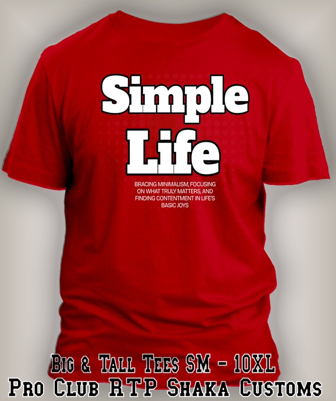 Simple Life Tee Shirt to Wear with J’s Legacy 312 Low Pro Club Shaka RTP T