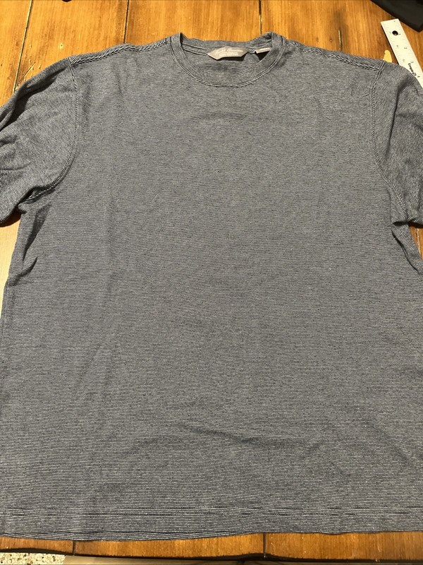 NWOT Daniel Cremieux Men’s S 100% Pima Cotton Blue LS Nice Crew Neck Mid Weight