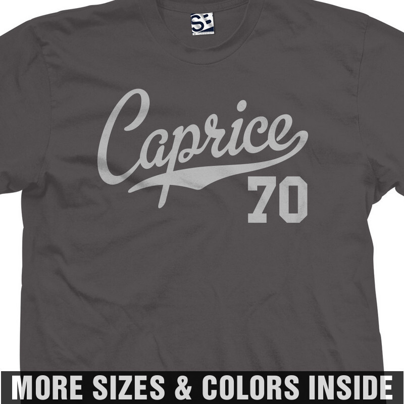 Caprice 70 Jersey T-Shirt | 1970 Classic Chevy Box Car Sports | Mens Tee Shirt