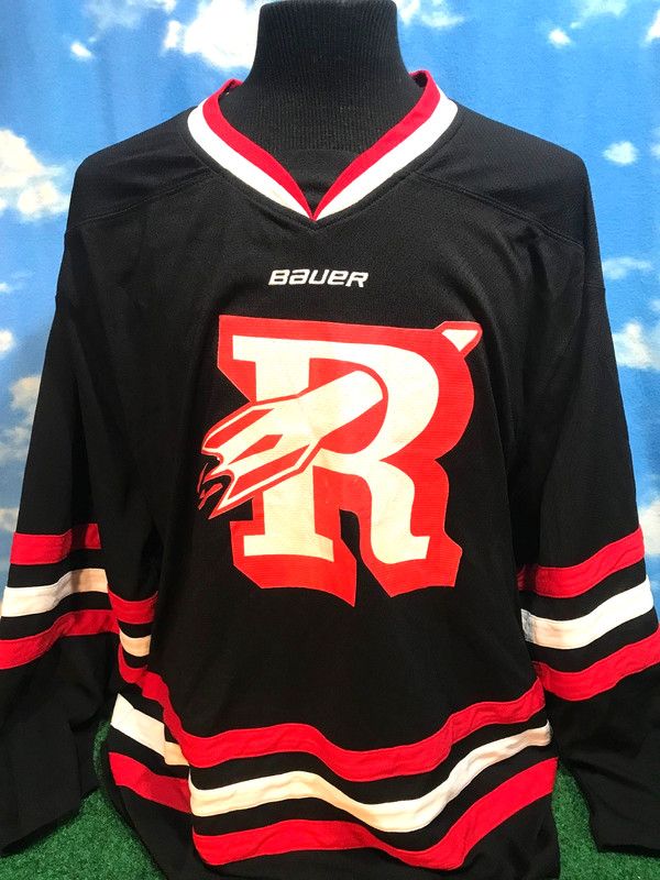 Rockets Hockey Shirt Jersey Black Bauer Team Large L Senior 38 S4