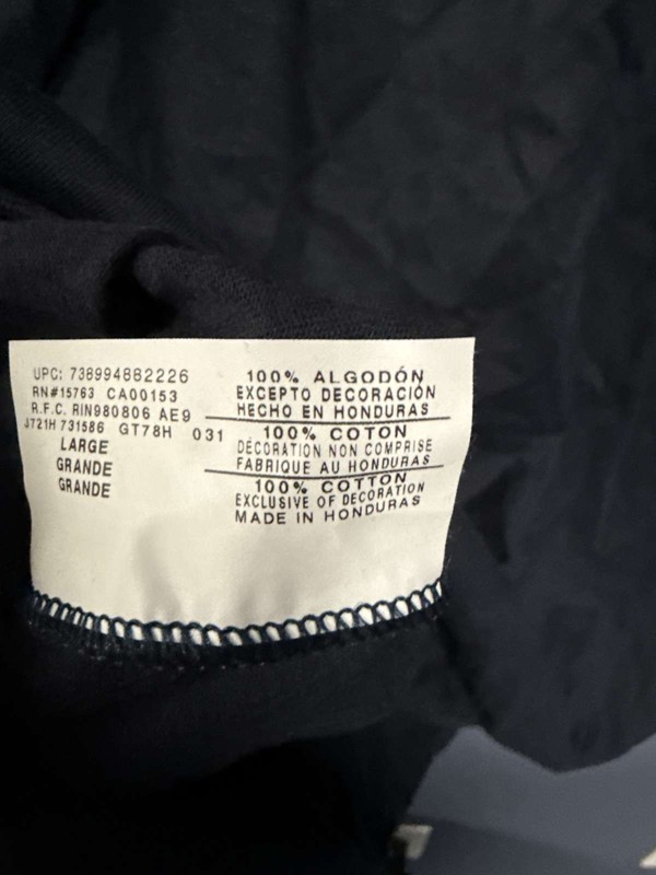 Champion Authentic Athleticwear Long Sleeve Pixel Logo Tee Black L Unisex gallery