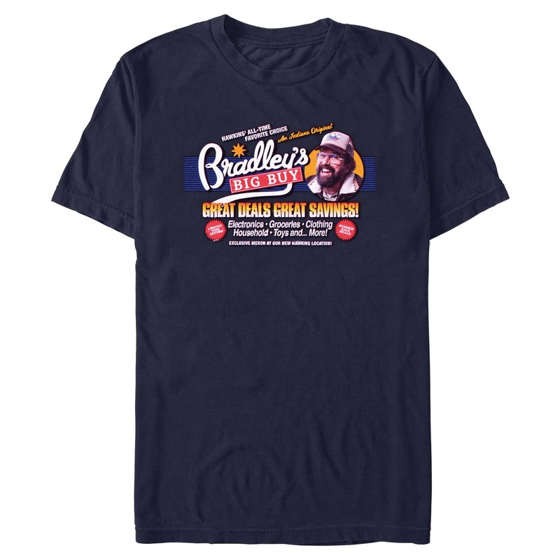 Men’s Stranger Things Bardley’s Big Guy Great Deals T-Shirt