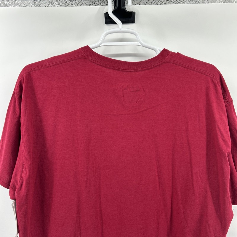 Florida State T-Shirt Men’s Unisex 2XL Garnet Red Seminoles License Russell Logo gallery