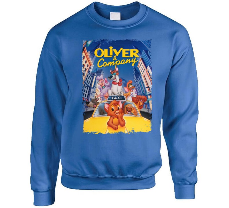 Oliver And Company 80s Animated Musical Family Movie T Shirt gallery