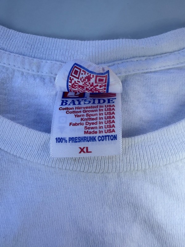 Vintage 90s Y2K JBT Proud American USA Eagle Flag Shirt Made in USA Bayside XL gallery