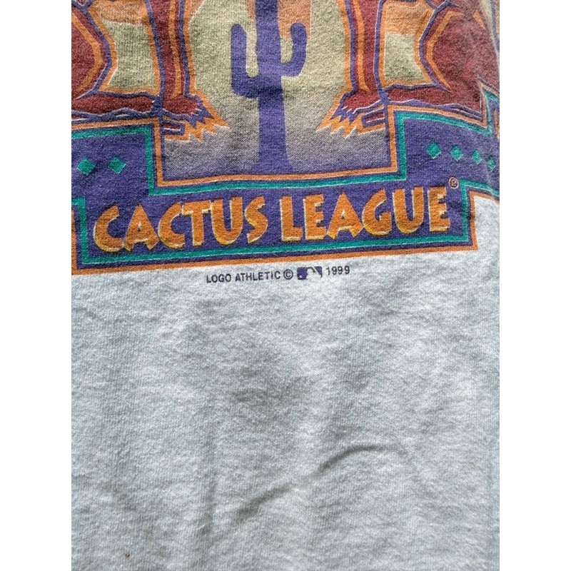 Size M - 1999 MLB Spring Training Cactus League 90s Vintage Logo 7 Tee Shirt gallery