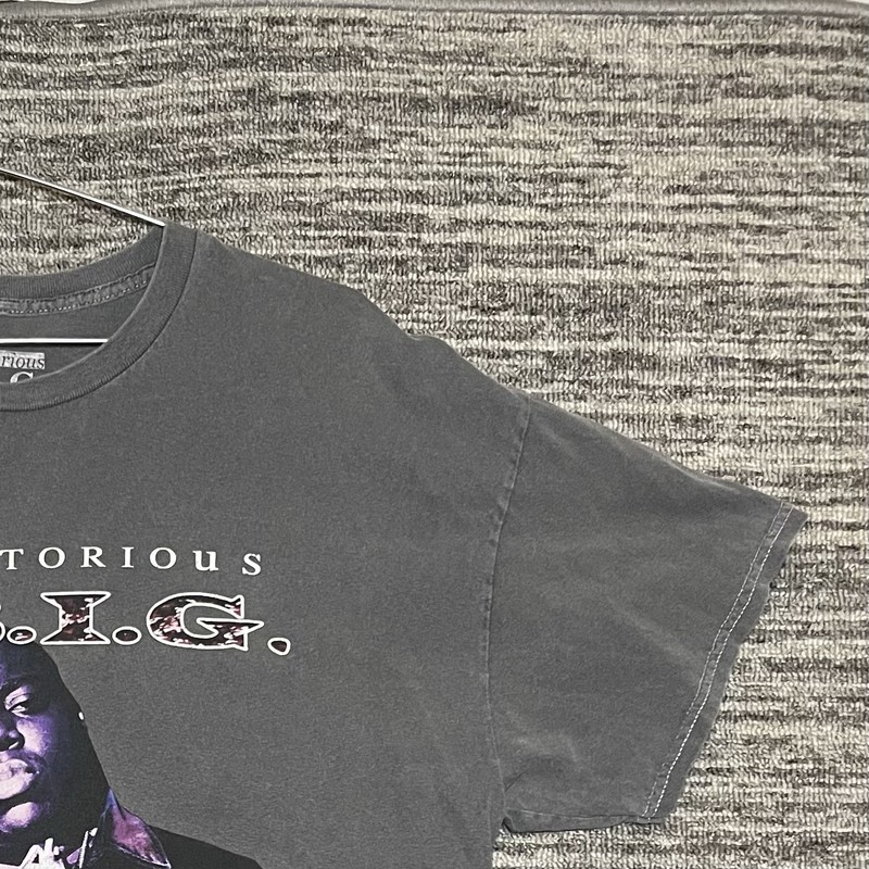 The Notorious BIG Biggie Smalls T Shirt Regular Fit Gray Men SZ L gallery