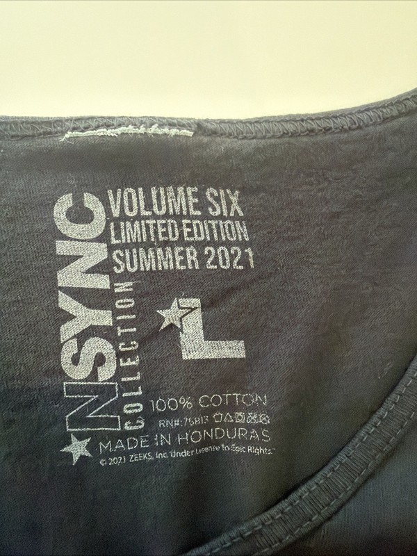 2021 Celebrity *NSYNC Tank top Large gallery
