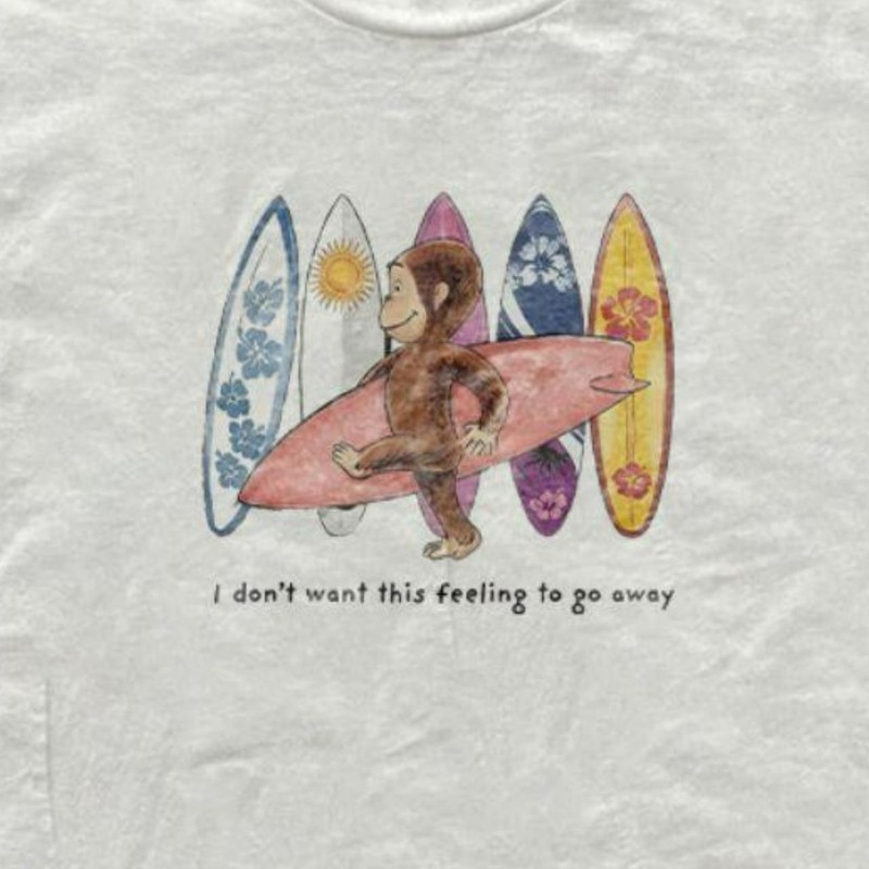 Gildan Curious George Surf Graphic Tee gallery