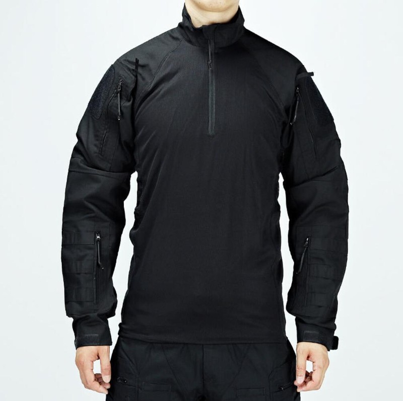 Men’s Tactical Shirt Army Military Long Sleeve Outdoor Training Hunting Hiking