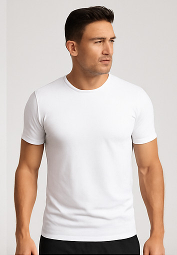 True Classic Men’s Crew Neck T-Shirts 6 Pack Combo Size M New No Tags gallery