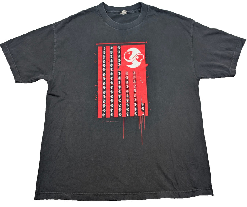 Y2K Strange Music Tech N9ne Alstyle Apparel T-Shirt XL Black Brotha Lynch Rap