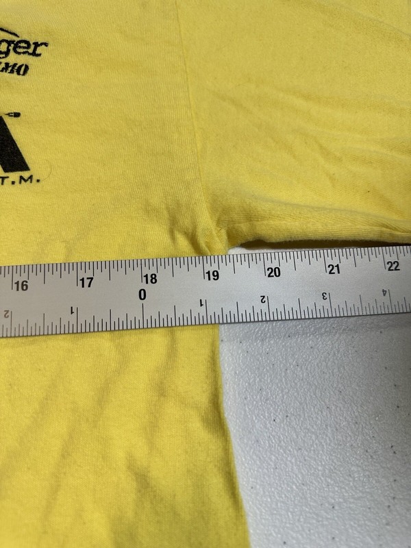 Hanes Long Sleeve Shirt Men’s M Yellow Remora Trigger Beefy Long Sleeve Shirt 14 gallery
