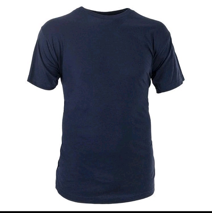 Military Issue DSCP Navy T-Shirt Size XXL 100% Cotton Navy Blue USA Made