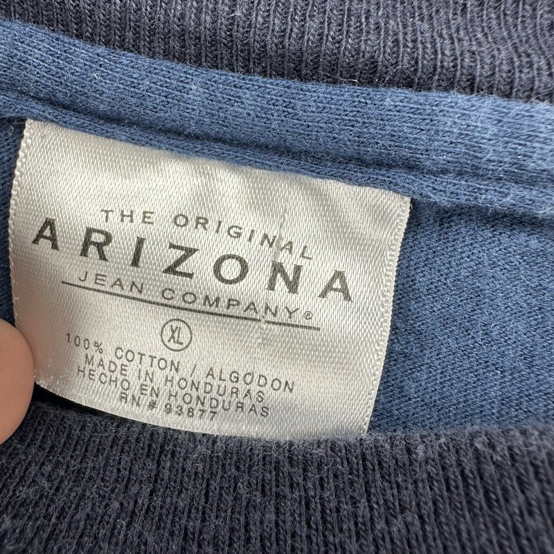Arizona Jean Company Men’s XL Tshirt Blue Short Sleeve Crewneck 100% Cotton gallery
