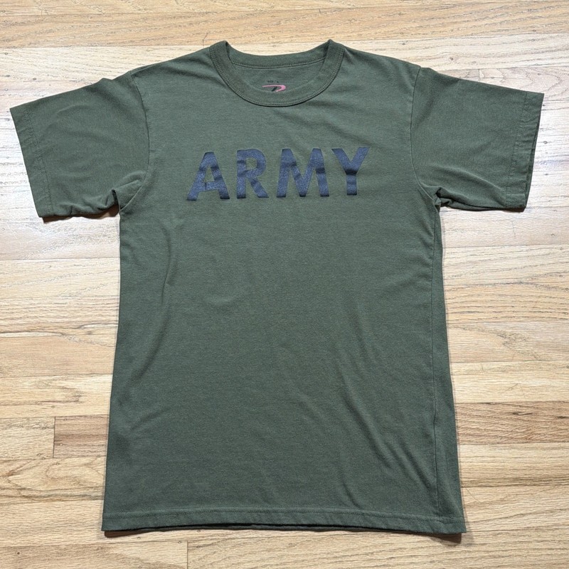 Olive Drab Army Logo T-Shirt men’s small