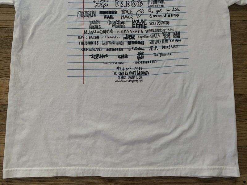2017 When We Were Young Music Fest T-Shirt, Descendents Dr Dog Mt Eerie,Men’s Md gallery