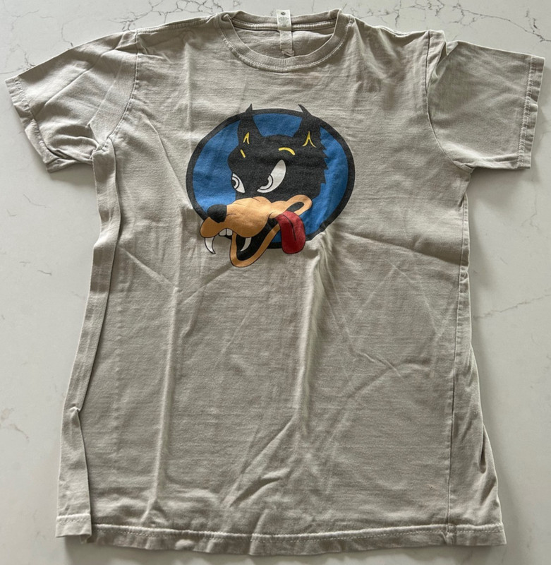 Official Jerry Garcia Family Provisions Wolf Organic T-Shirt M Econscious Brand