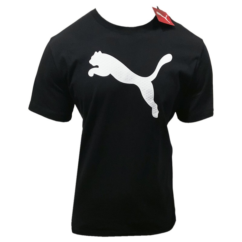 MSRP $38.99 NWT PUMA HD CAT MEN’S BLACK CREW NECK SHORT SLEEVE T-SHIRT SIZE S M