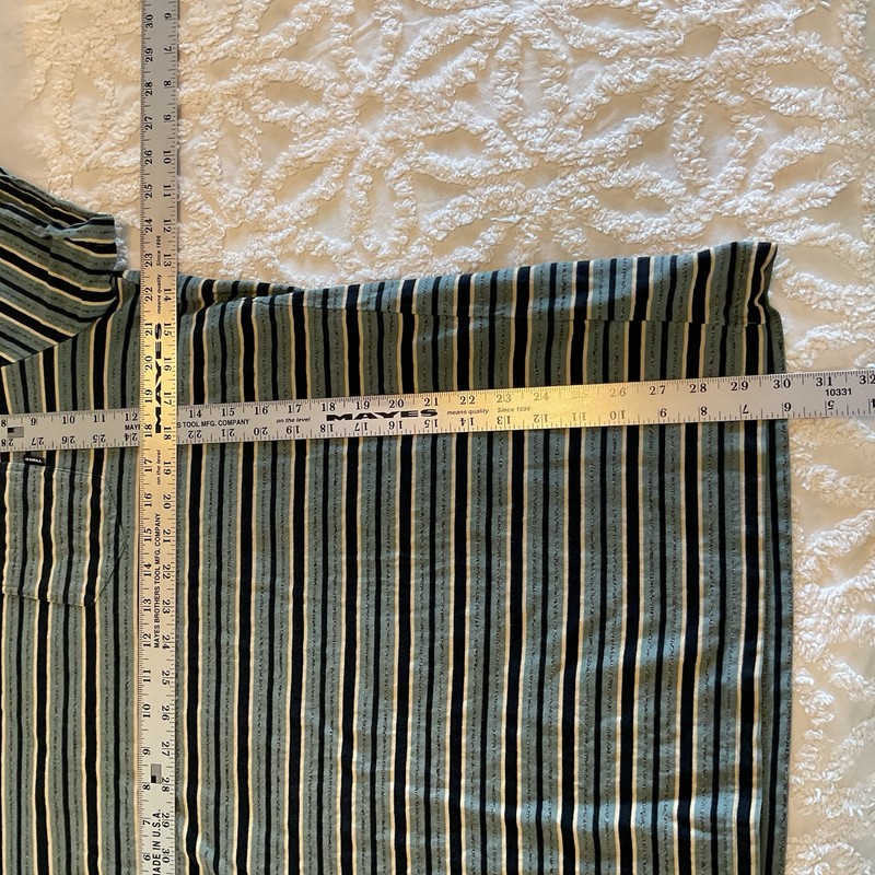 O'Neill Striped XXL T-Shirt Pocket Tee Casual Short Sleeve 90% cotton 10% poly gallery