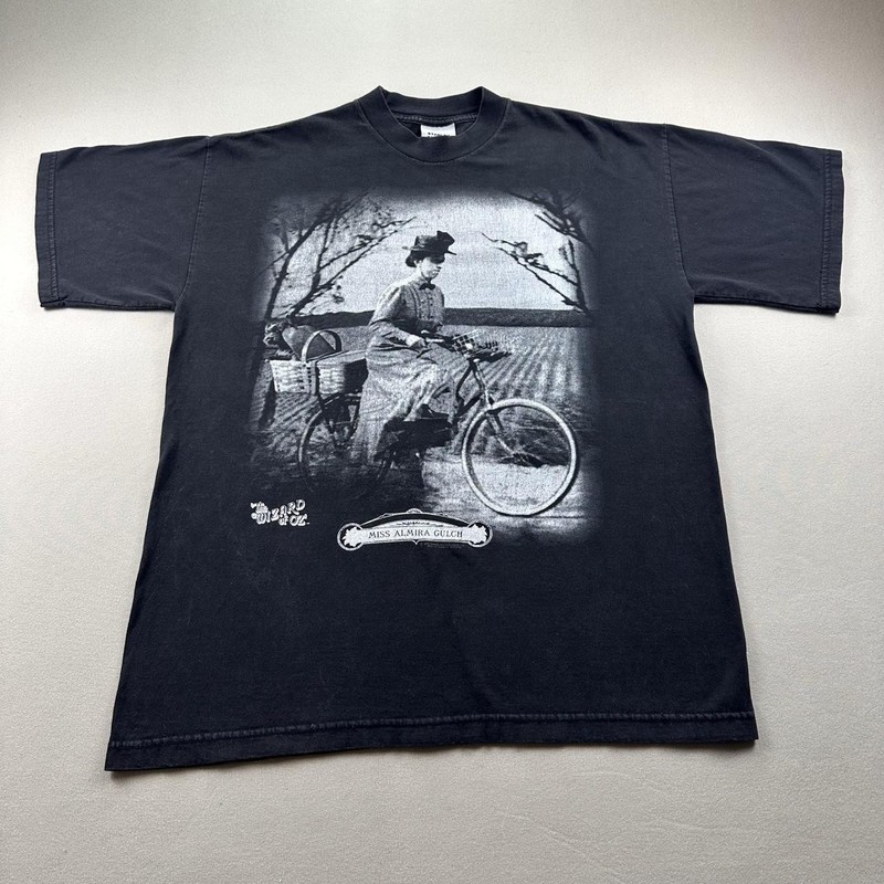 Vintage Stanley Desantis Wizard Of Oz T-Shirt Mens Large Black Miss Almira Gulch