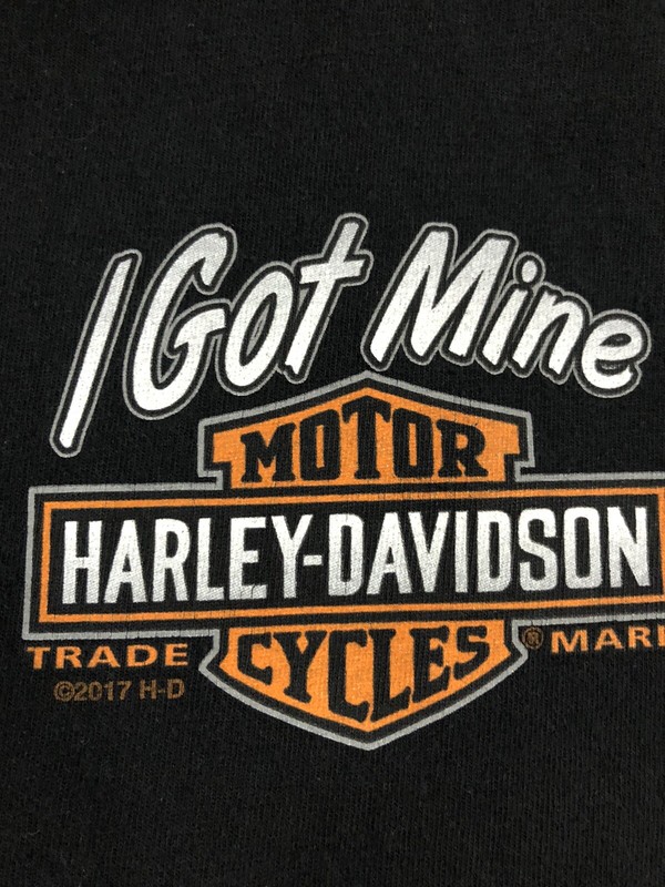 Harley Davidson I Got Mine Great River Road Illinois T Shirt Large Black gallery