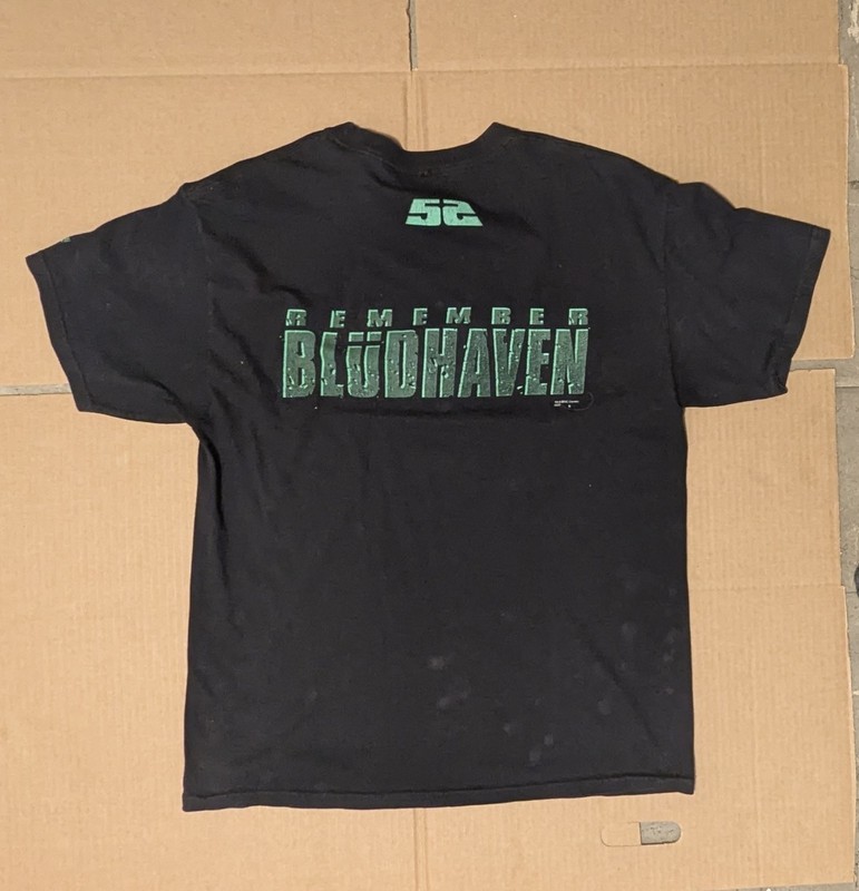 Lot of 2 Nightwing DC Comics graphic t-shirts, features Nightwing logo design gallery
