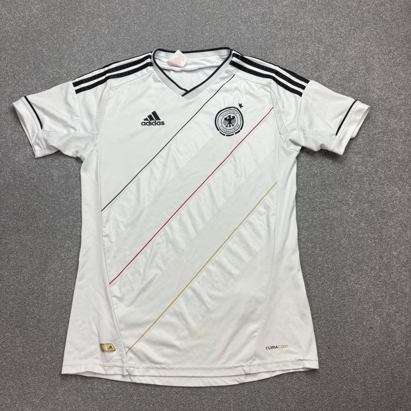 Germany Shirt Adult Small White 2012–2014 Adidas Football Home Jersey Men*