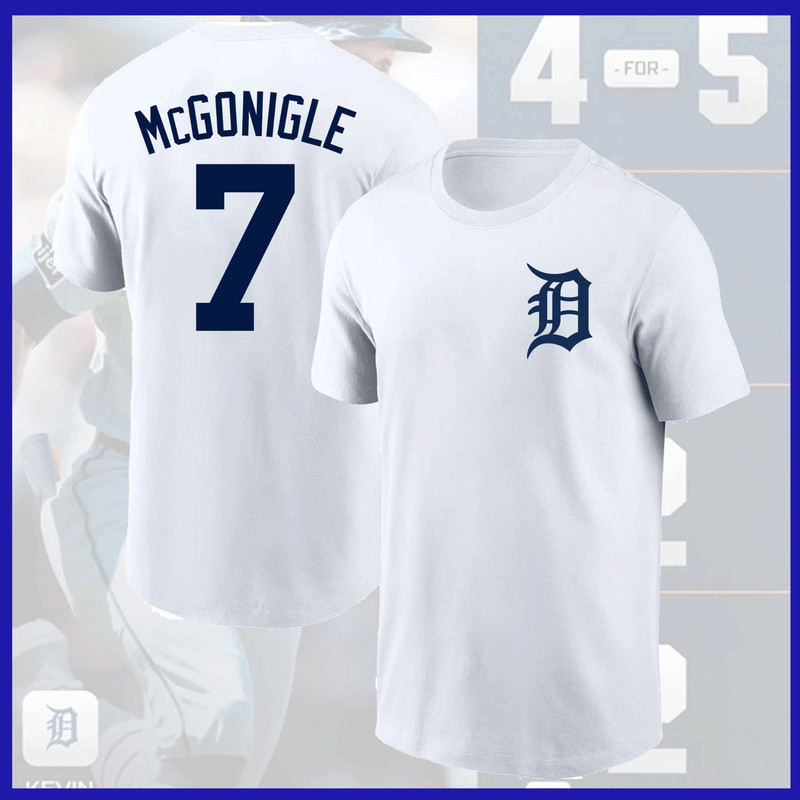 SALE OFF!!! Kevin #7 McGonigle Detr0it Ti9ers 2026 Player Name & Number for Fans