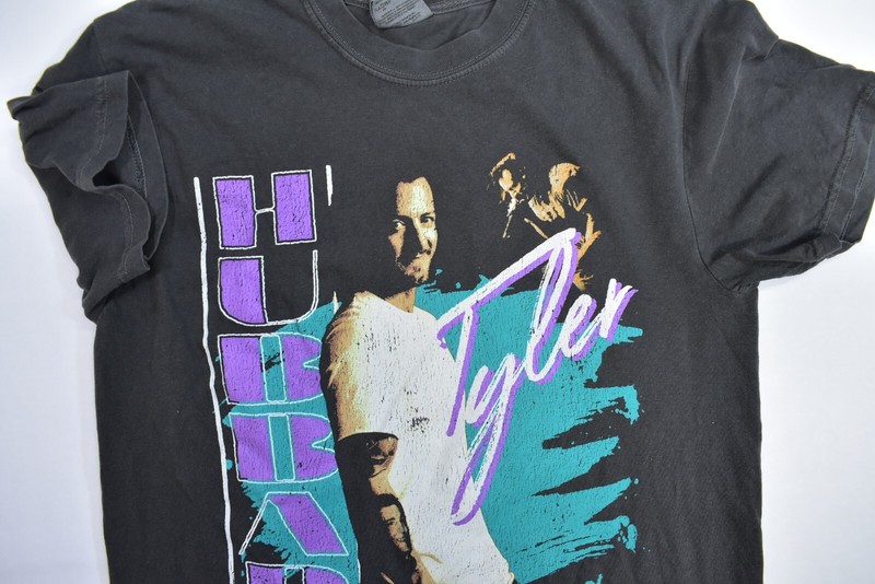 Tyler Hubbard FGL Throwback Charcoal Grey Concert Tee Short Sleeve T-Shirt M gallery