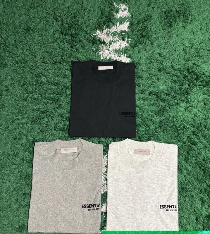 Fear of God Essentials T-Shirt SS22 Light Oatmeal - 100% Authentic Brand New gallery