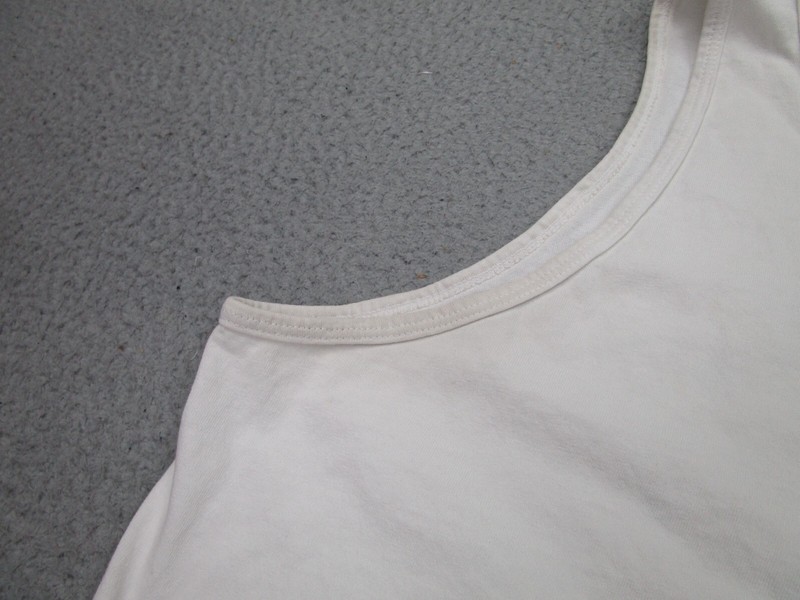 VINTAGE Pine Flat Lake Shirt Mens XL White Grunge Fisherman Tank Top Boat Marina gallery